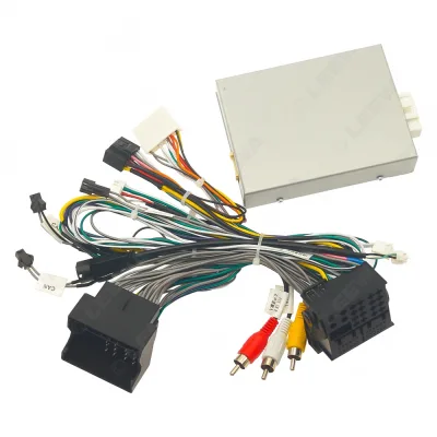 16-Pin Android Head Unit Power Harness with Canbus Decoder for Mercedes-Benz M/GL/GLK Series 16-Pin Android Head Unit Power Harness with Canbus Decoder for Mercedes-Benz M/GL/GLK Series