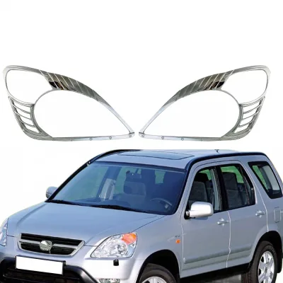 Front Headlight Cover Trim Chrome Plated Decorative Protector for CRV 2003-2005 Front Headlight Cover Trim Chrome Plated Decorative Protector for CRV 2003-2005