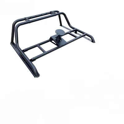 Heavy Duty Steel Roll Bar with Spare Tire Carrier and Protective Bed Guard Rail Kit for Isuzu D-MAX 2016-2022 Heavy Duty Steel Roll Bar with Spare Tire Carrier and Protective Bed Guard Rail Kit for Isuzu D-MAX 2016-2022