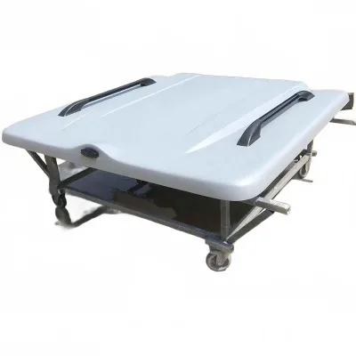 Hard Tri-Fold Box Cover with Hydraulic Lift Support for 2016-2020 Isuzu D-MAX Pickup Truck Bed Hard Tri-Fold Box Cover with Hydraulic Lift Support for 2016-2020 Isuzu D-MAX Pickup Truck Bed