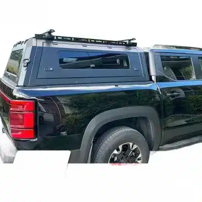 Retractable Truck Bed Canopy Cover with Sliding Window for BYD Shark Pickup, Powder Coated Manganese Steel and Galvanized Structure Retractable Truck Bed Canopy Cover with Sliding Window for BYD Shark Pickup, Powder Coated Manganese Steel and Galvanized Structure