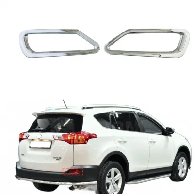 Rear Fog Light Cover Bezel Trim for Toyota RAV4 2013-2015 Chrome/Matte Exterior Frame Rear Fog Light Cover Bezel Trim for Toyota RAV4 2013-2015 Chrome/Matte Exterior Frame