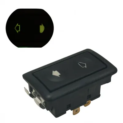 Universal 12V/24V Electric Power Window Switch with 6-Pin Connector and Mounting Bracket Metal Buckle Universal 12V/24V Electric Power Window Switch with 6-Pin Connector and Mounting Bracket Metal Buckle