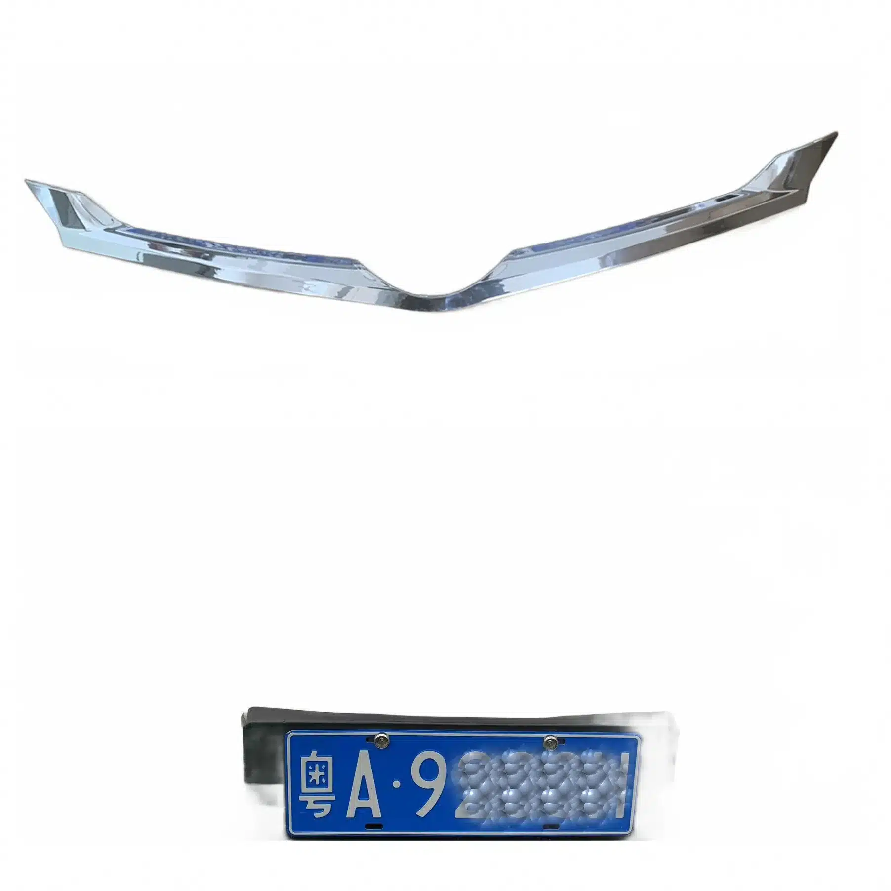 Chrome Front Grille Trim Strip Molding for Toyota Prius ZVW30 2010-2015