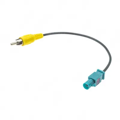 FAKRA to RCA Rear View Camera Adapter Cable for Mercedes-Benz, Land Rover, Porsche, VW and Ford FAKRA to RCA Rear View Camera Adapter Cable for Mercedes-Benz, Land Rover, Porsche, VW and Ford