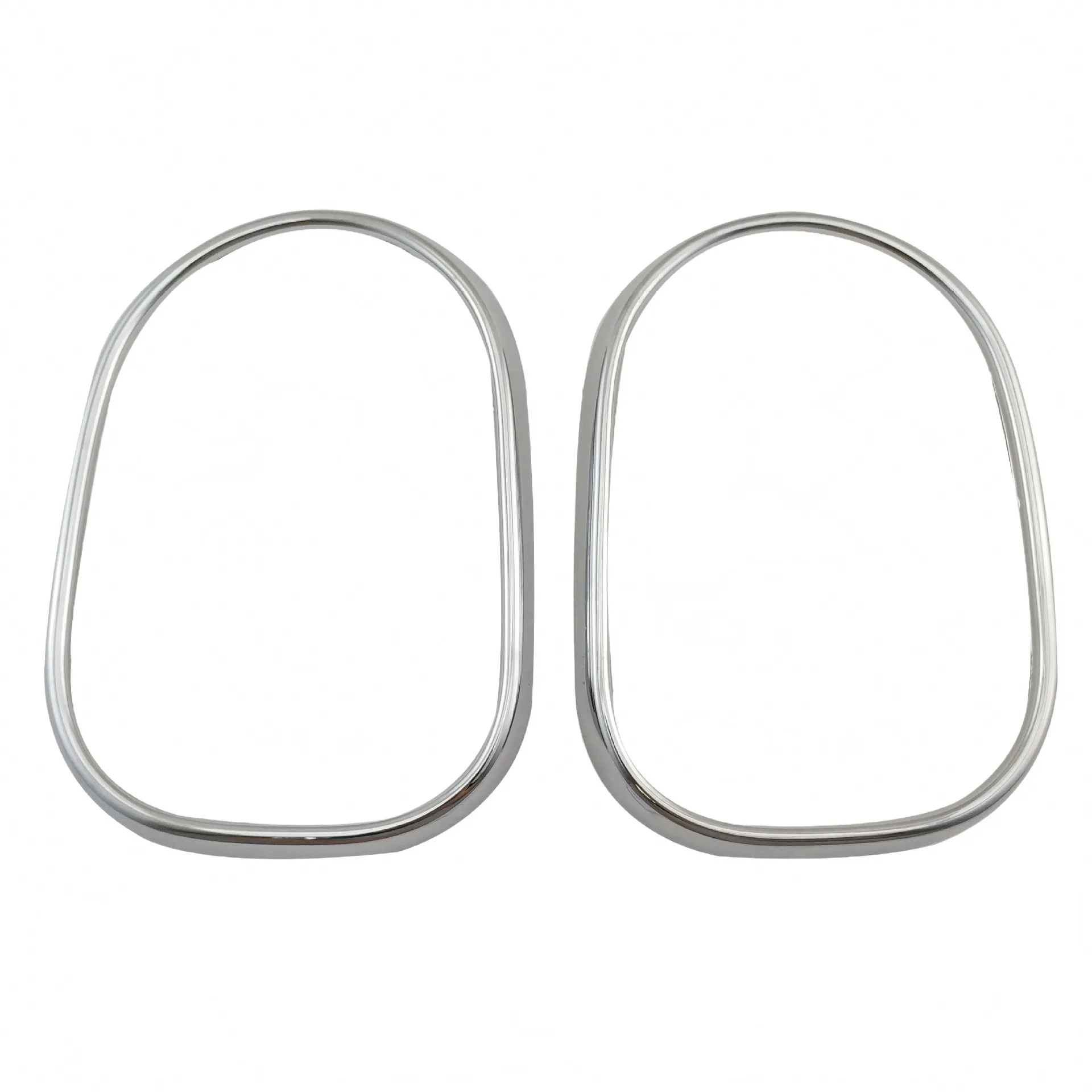 Rear View Mirror Frame Trims Chrome Plated Exterior Mirror Covers for Mercedes-Benz W163 ML-Class 1998-2005