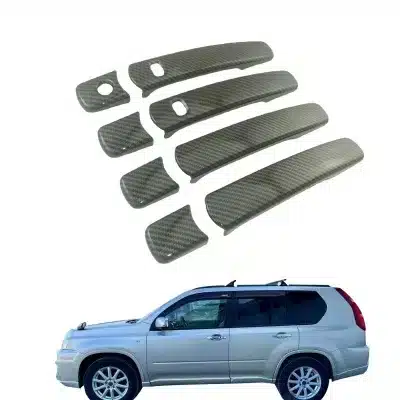 Exterior Door Handle Cover Trim Carbon Fiber Style for Nissan X-Trail T31 2008-2013 Exterior Door Handle Cover Trim Carbon Fiber Style for Nissan X-Trail T31 2008-2013