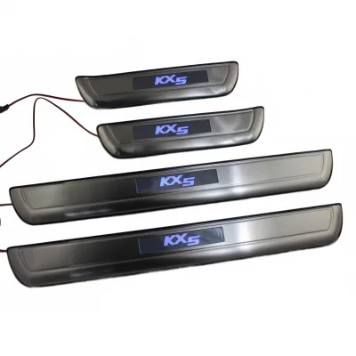 LED Door Sill Guard Protector Scuff Plates with Blue Light for Kia Sportage KX5 LED Door Sill Guard Protector Scuff Plates with Blue Light for Kia Sportage KX5