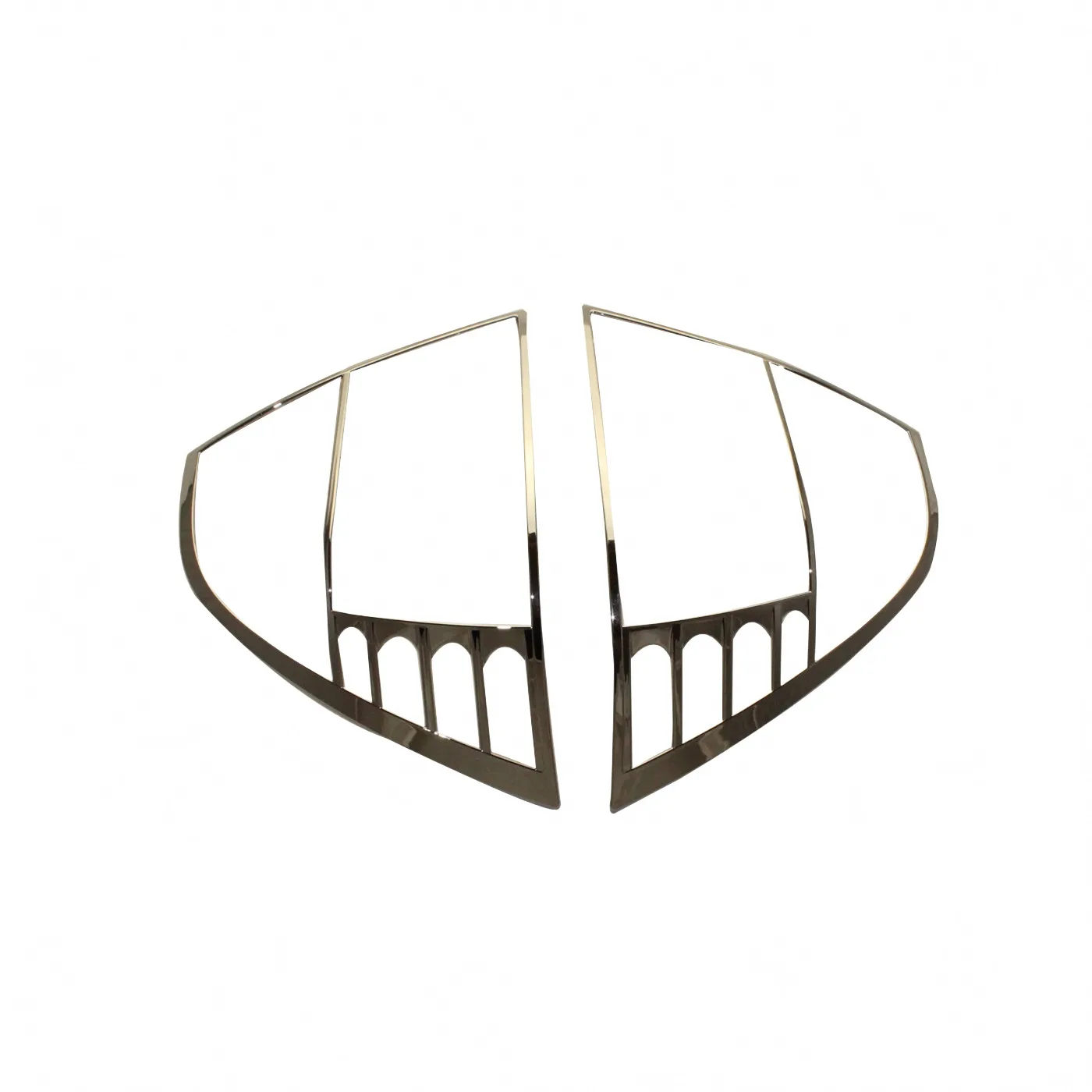 Rear Tail Light Cover Trim ABS Chrome Frame for 2005-2007 Corolla Exterior Accents