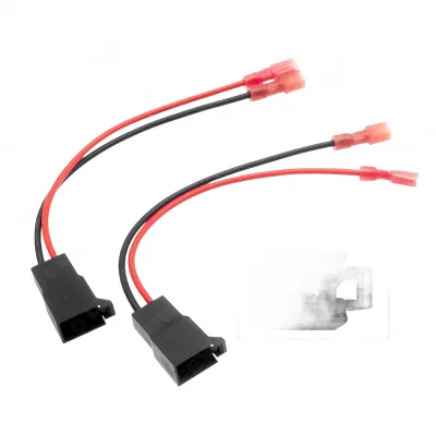 2Pcs Car Speaker Wiring Harness Adapter Connectors Compatible with Volkswagen Series, Plug and Play Audio Conversion Cables 2Pcs Car Speaker Wiring Harness Adapter Connectors Compatible with Volkswagen Series, Plug and Play Audio Conversion Cables
