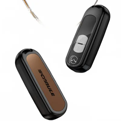 Zinc Alloy Remote Key Fob Cover with Leather Strap for Mazda CX-5 CX-4 CX-30 Mazda 3 Mazda 6 Axela Zinc Alloy Remote Key Fob Cover with Leather Strap for Mazda CX-5 CX-4 CX-30 Mazda 3 Mazda 6 Axela