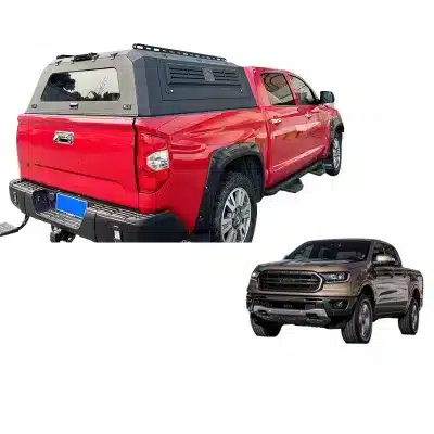 Heavy Duty Manganese Steel Tri-Fold Hard Bed Cover Truck Topper Canopy for Toyota Tundra, Ford F150, Dodge Ram Heavy Duty Manganese Steel Tri-Fold Hard Bed Cover Truck Topper Canopy for Toyota Tundra, Ford F150, Dodge Ram