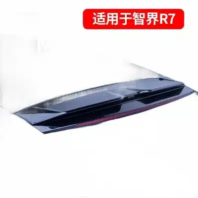 Rear Roof Spoiler Wing for Zhijie R7, Carbon Fiber Style Exterior Aerodynamic Tail Wing Rear Roof Spoiler Wing for Zhijie R7, Carbon Fiber Style Exterior Aerodynamic Tail Wing