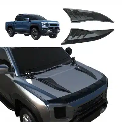 Front Hood Decorative Trim Strip for BYD Shark 6 Exterior Enhancement Cover Accessory Matt Black Style Front Hood Decorative Trim Strip for BYD Shark 6 Exterior Enhancement Cover Accessory Matt Black Style