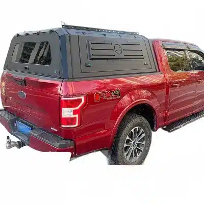 Hard Tri-Fold Rear Truck Bed Canopy with Three-Door Opening for Isuzu Taga Pickup Hard Tri-Fold Rear Truck Bed Canopy with Three-Door Opening for Isuzu Taga Pickup