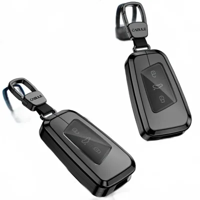 Aluminum Alloy Remote Key Fob Cover Case with Keychain for VW Magotan Passat Tiguan L Teramont Aluminum Alloy Remote Key Fob Cover Case with Keychain for VW Magotan Passat Tiguan L Teramont
