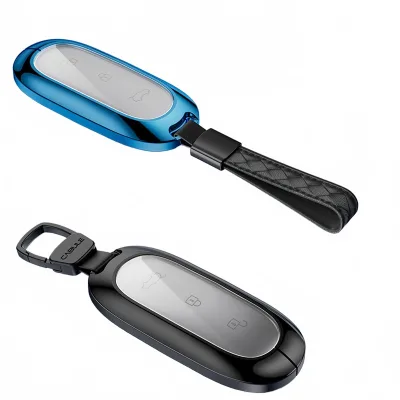 Aluminum Alloy Car Key Fob Cover Protection Case with Keychain Compatible with Li Auto L7 L8 L9 Aluminum Alloy Car Key Fob Cover Protection Case with Keychain Compatible with Li Auto L7 L8 L9