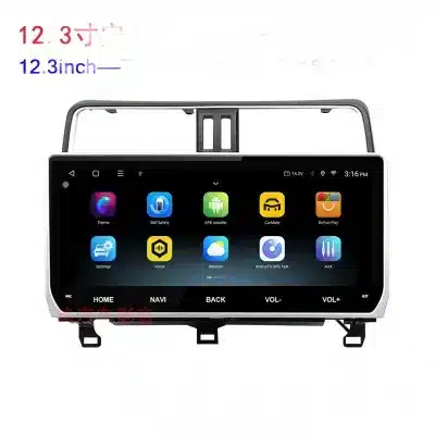 12.3-Inch Android Touch Screen Car Radio Stereo with GPS Navigation for Toyota Prado 2018-2022 12.3-Inch Android Touch Screen Car Radio Stereo with GPS Navigation for Toyota Prado 2018-2022