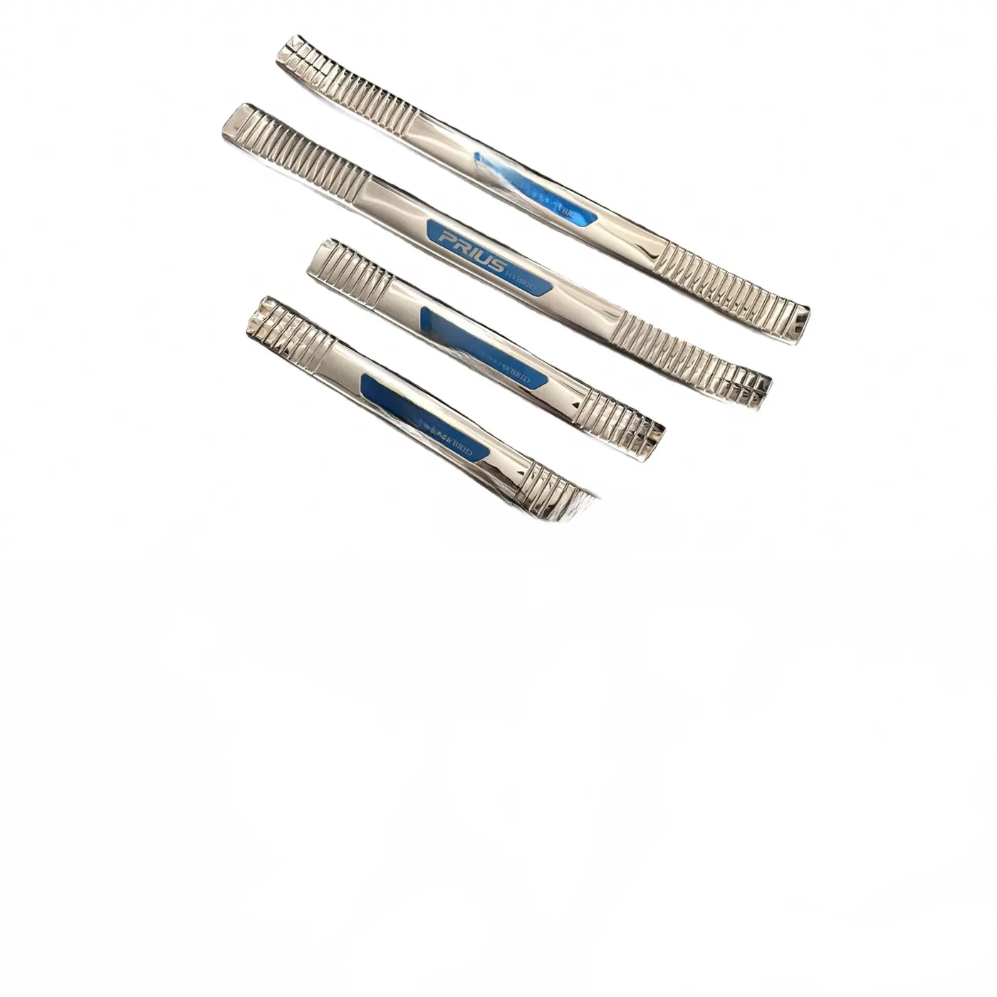 Inner Door Sill Protectors Scuff Plates Stainless Steel Guards for Toyota Prius 2003-2008