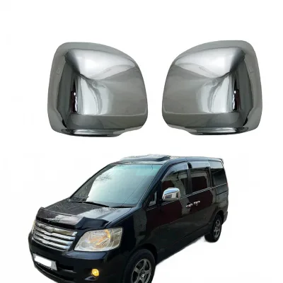 Side Mirror Cover Caps for Toyota Noah 2003-2005 Chrome Plated ABS Exterior Rearview Housing Protector Side Mirror Cover Caps for Toyota Noah 2003-2005 Chrome Plated ABS Exterior Rearview Housing Protector
