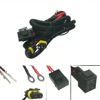 HID Xenon Headlight Relay Harness 12V 35W/55W H11 Single Bulb Wiring Kit for Power Reinforcement HID Xenon Headlight Relay Harness 12V 35W/55W H11 Single Bulb Wiring Kit for Power Reinforcement