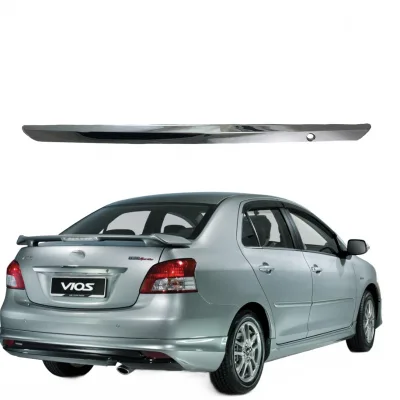 Chrome Rear Trunk Tailgate Streamer Trim Cover for Toyota Vios 2008-2013 Chrome Rear Trunk Tailgate Streamer Trim Cover for Toyota Vios 2008-2013
