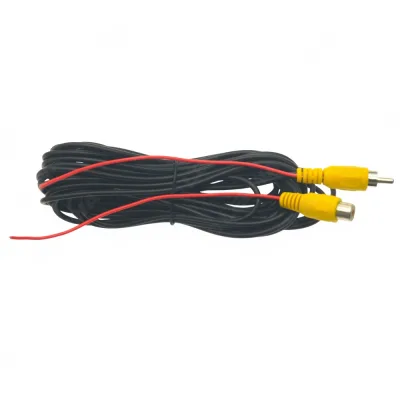 6M RCA Video Cable for Car Rear View Backup Camera with Integrated Trigger Lead Wire (Male to Female) 6M RCA Video Cable for Car Rear View Backup Camera with Integrated Trigger Lead Wire (Male to Female)