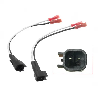2 PCS Car Speaker Harness Adapter Cables Specific for Ford Audio Systems Connectors 2 PCS Car Speaker Harness Adapter Cables Specific for Ford Audio Systems Connectors