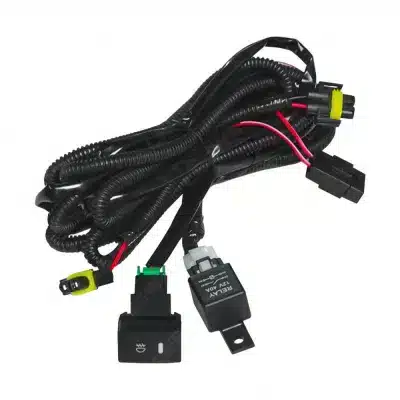 H11 Fog Light Switch Wiring Harness Kit with Relay and LED Indicator for Honda Fit H11 Fog Light Switch Wiring Harness Kit with Relay and LED Indicator for Honda Fit