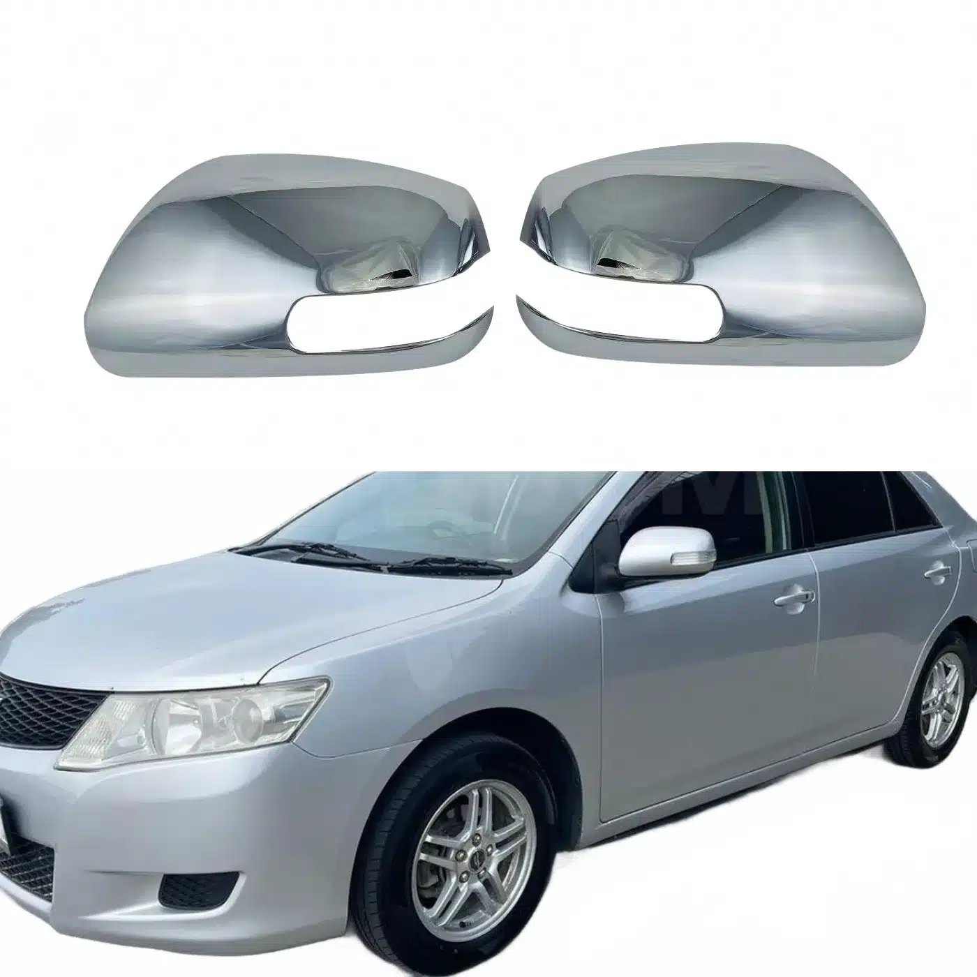 Pair Side Rearview Mirror Covers Replacement for Toyota Camry 2006-2012 and Corolla Allion Wing Mirror Caps