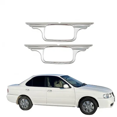 Corner Light Trim Bezel Frame for Nissan Sentra 180 Sunny 2002-2003 Chrome Decorative Cover Corner Light Trim Bezel Frame for Nissan Sentra 180 Sunny 2002-2003 Chrome Decorative Cover