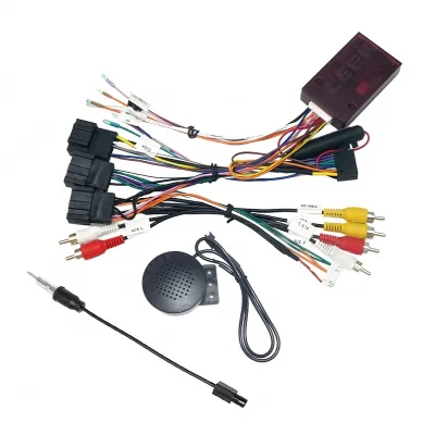 Car Radio Android Head Unit Power Cord Wiring Harness with CAN Bus Decoder for Chevrolet Tahoe, GMC Yukon, and Traverse Car Radio Android Head Unit Power Cord Wiring Harness with CAN Bus Decoder for Chevrolet Tahoe, GMC Yukon, and Traverse