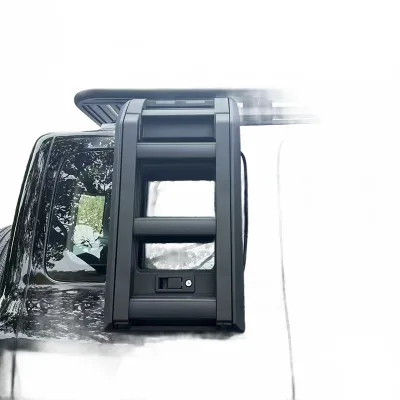 Aluminum Alloy Foldable Side Ladder with Lock for GWM Tank 300 Off-Road Vehicle Aluminum Alloy Foldable Side Ladder with Lock for GWM Tank 300 Off-Road Vehicle