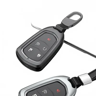 Luxury Aluminum Alloy Key Fob Cover Case Protective Shell Compatible with Cadillac XT4 XT5 ATS-L CT6 Luxury Aluminum Alloy Key Fob Cover Case Protective Shell Compatible with Cadillac XT4 XT5 ATS-L CT6
