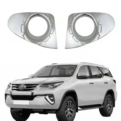 Chrome Front Fog Light Cover Trim for 2016 Fortuner Front Bumper Fog Lamp Bezel Garnish Chrome Front Fog Light Cover Trim for 2016 Fortuner Front Bumper Fog Lamp Bezel Garnish