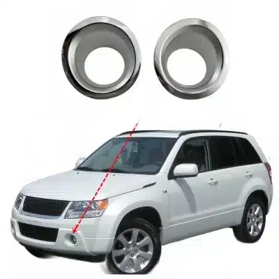 Chrome Plated ABS Front Fog Light Cover Bezels Trim for Suzuki Vitara 2008-2013 Chrome Plated ABS Front Fog Light Cover Bezels Trim for Suzuki Vitara 2008-2013