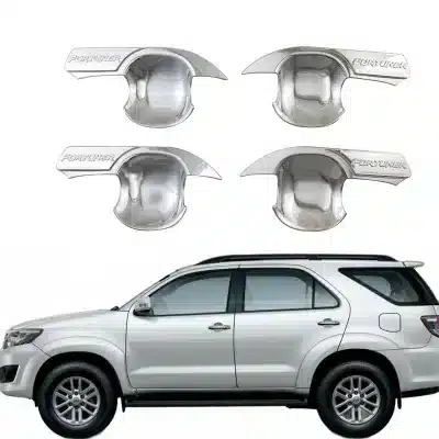 Chrome Exterior Door Handle Bowl Protector Decoration Cover for Toyota Fortuner 2005-2011 Chrome Exterior Door Handle Bowl Protector Decoration Cover for Toyota Fortuner 2005-2011
