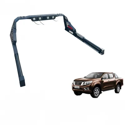 Adjustable Width Roll Bar Truck Bed Chase Rack with Dual LED Pod Lights for Isuzu D-MAX Ruimai Lingtuo Pickup Adjustable Width Roll Bar Truck Bed Chase Rack with Dual LED Pod Lights for Isuzu D-MAX Ruimai Lingtuo Pickup