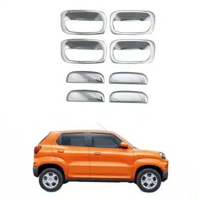 Chrome Exterior Door Handle Bowl Insert Covers for 2020 Suzuki S-Presso Chrome Exterior Door Handle Bowl Insert Covers for 2020 Suzuki S-Presso