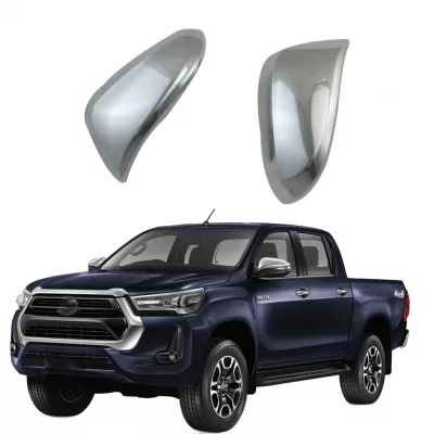 Side Rearview Mirror Cover Caps for Toyota Hilux Revo and Innova 2016 Trim Decor Replacement Side Rearview Mirror Cover Caps for Toyota Hilux Revo and Innova 2016 Trim Decor Replacement