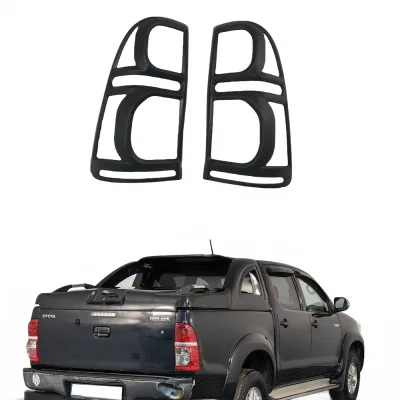 Matte Black Rear Tail Light Cover Trim Bezels for Toyota Hilux Vigo 2012-2014 Matte Black Rear Tail Light Cover Trim Bezels for Toyota Hilux Vigo 2012-2014