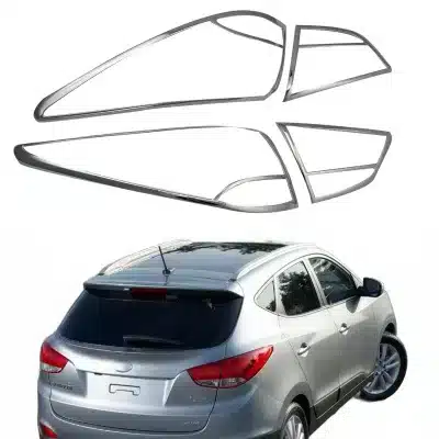 Rear Tail Light Cover Trim Bezels for Hyundai IX35 Tucson 2009-2012 Exterior Decoration Chrome Styling Rear Tail Light Cover Trim Bezels for Hyundai IX35 Tucson 2009-2012 Exterior Decoration Chrome Styling