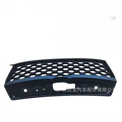 Front Bumper Grille Insert Replacement for Volkswagen Amarok 2015-2019, ABS Matte Black Mesh Grill, No Emblem
