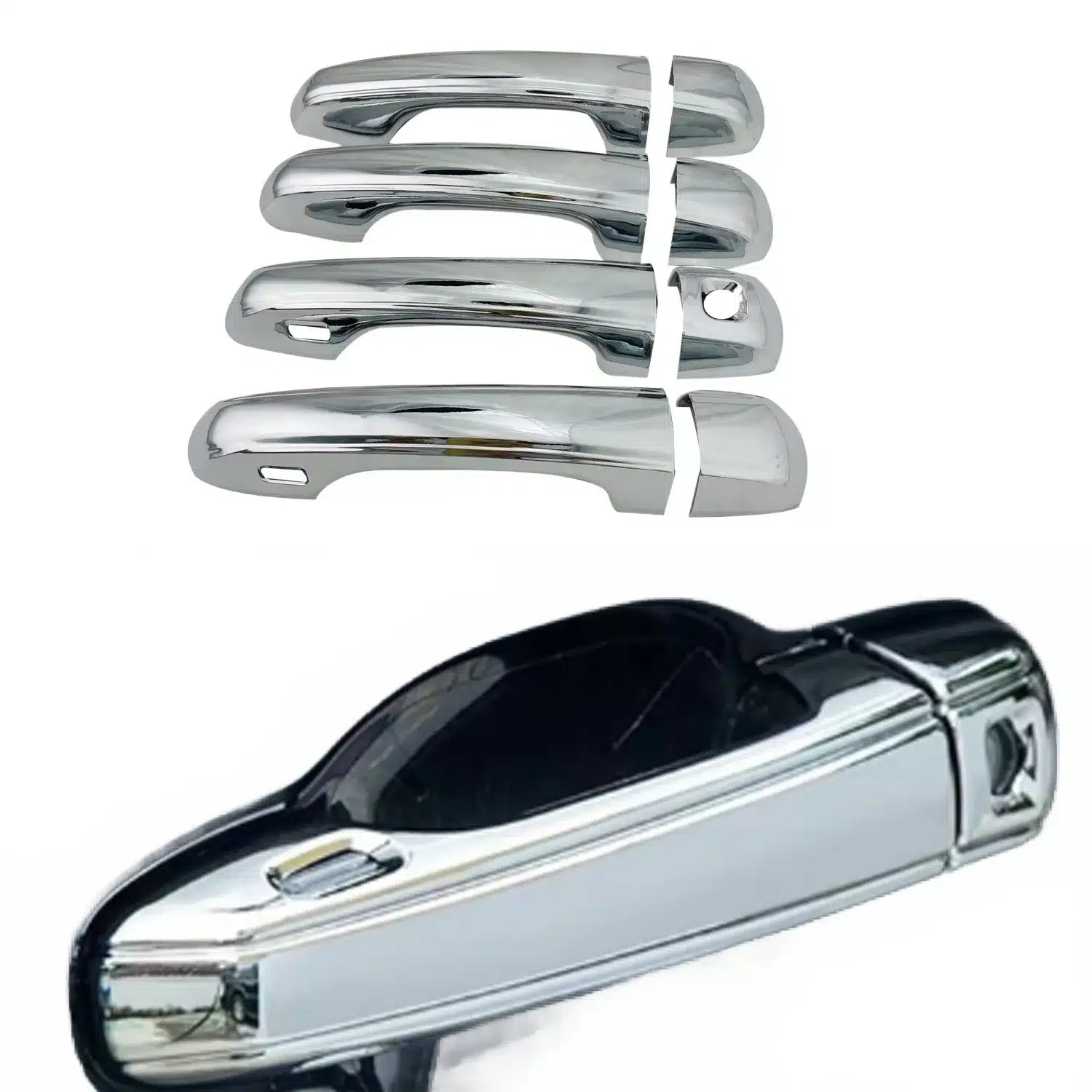 Outer Door Handle Cover Trim Kit for Lexus GX400 GX460 2010-2022 Exterior Door Handle Protectors