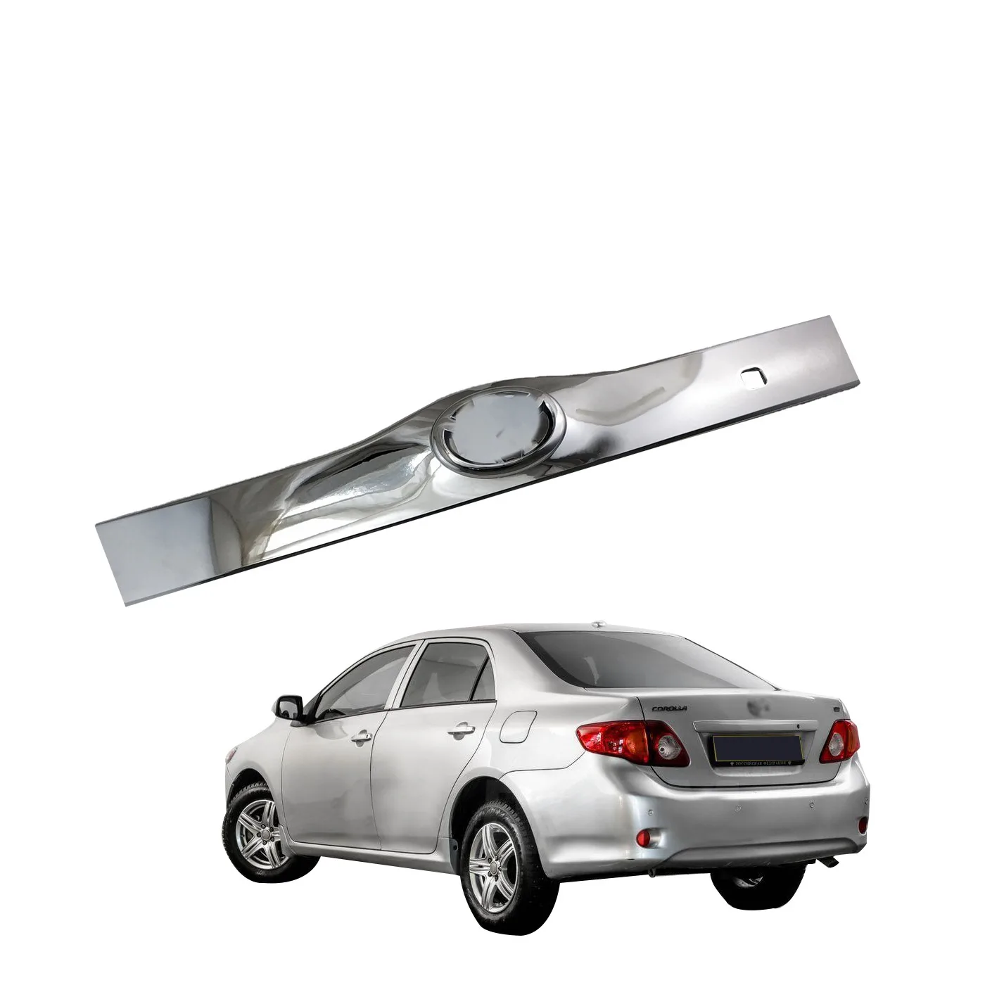 Rear Trunk Lid Tailgate Trim Molding Chrome Plated Accent Cover for 2008-2010 Toyota Prius 20