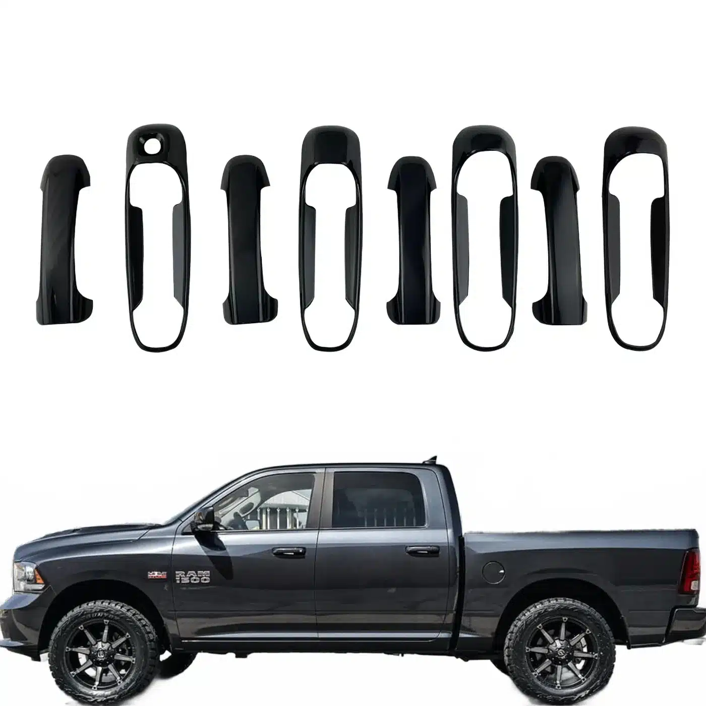 Exterior Front Rear Door Handle for Dodge RAM 1500 2500 3500 and Dodge Nitro 2003-2018