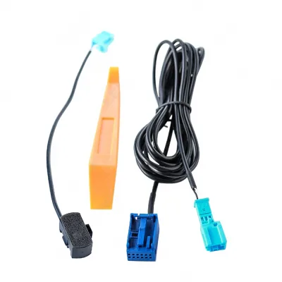 Bluetooth Microphone Cable and AUX Cord Adapter for Peugeot 307 308 408 Citroen C5 RD45 CD Player Bluetooth Microphone Cable and AUX Cord Adapter for Peugeot 307 308 408 Citroen C5 RD45 CD Player