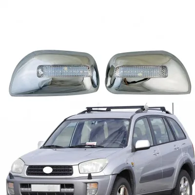 Side Rear Mirror Cover Cap with LED Signal Light for Toyota RAV4 2001-2005 Pair Set Side Rear Mirror Cover Cap with LED Signal Light for Toyota RAV4 2001-2005 Pair Set