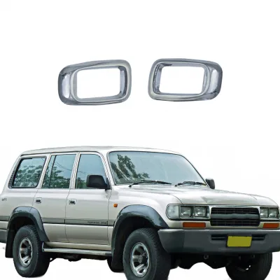 Corner Light Bezels and Covers Chrome Plated Trim Set for Toyota Prado 3400 Land Cruiser FJ80 FJ90 Corner Light Bezels and Covers Chrome Plated Trim Set for Toyota Prado 3400 Land Cruiser FJ80 FJ90
