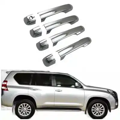 Chrome Exterior Door Handle Covers Trim for Toyota Land Cruiser Prado FJ150 2010-2020 Chrome Exterior Door Handle Covers Trim for Toyota Land Cruiser Prado FJ150 2010-2020